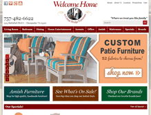 Tablet Screenshot of greatbridgefurnitureonline.com